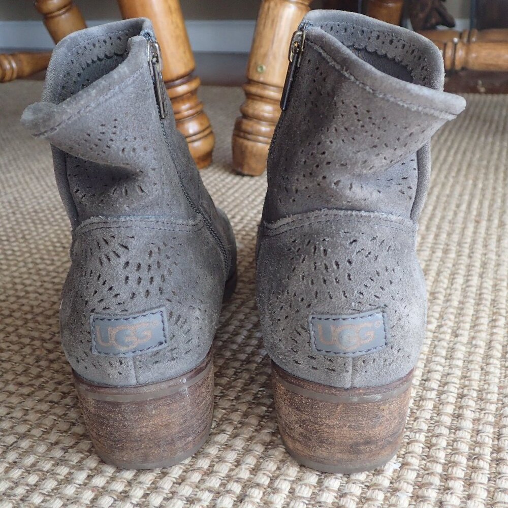 UGG Grey Booties, Size 7